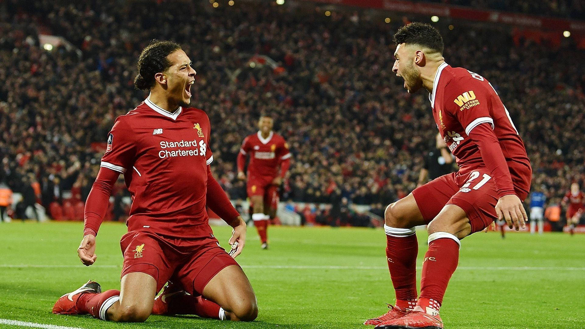 Virgil Van Dijk Kneeling On The Ground