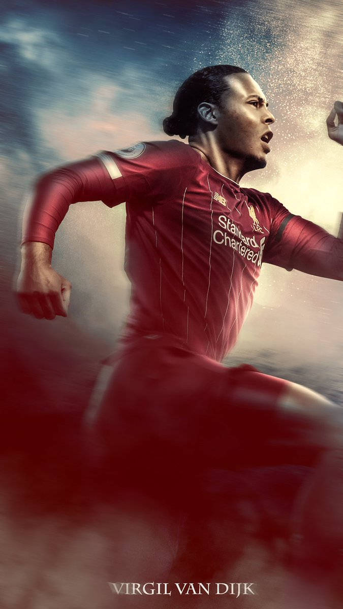 Virgil Van Dijk Running Fanart