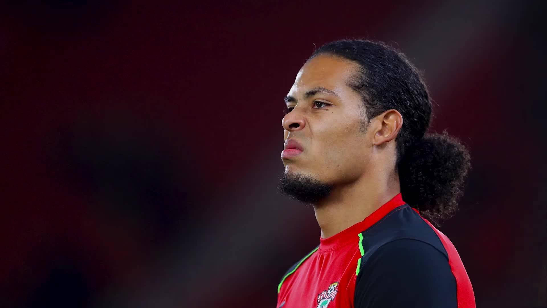 Virgil Van Dijk Scowling