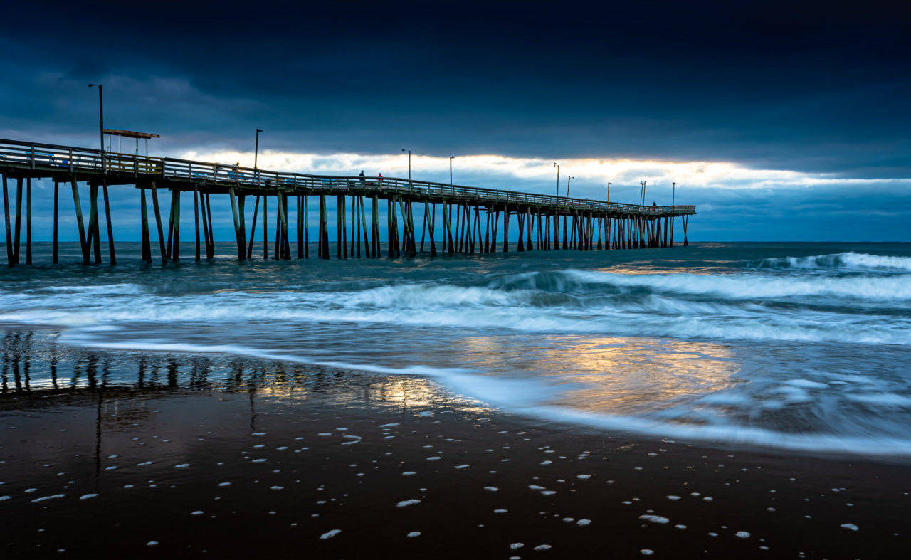 Virginia Beach Fishing Pier Background