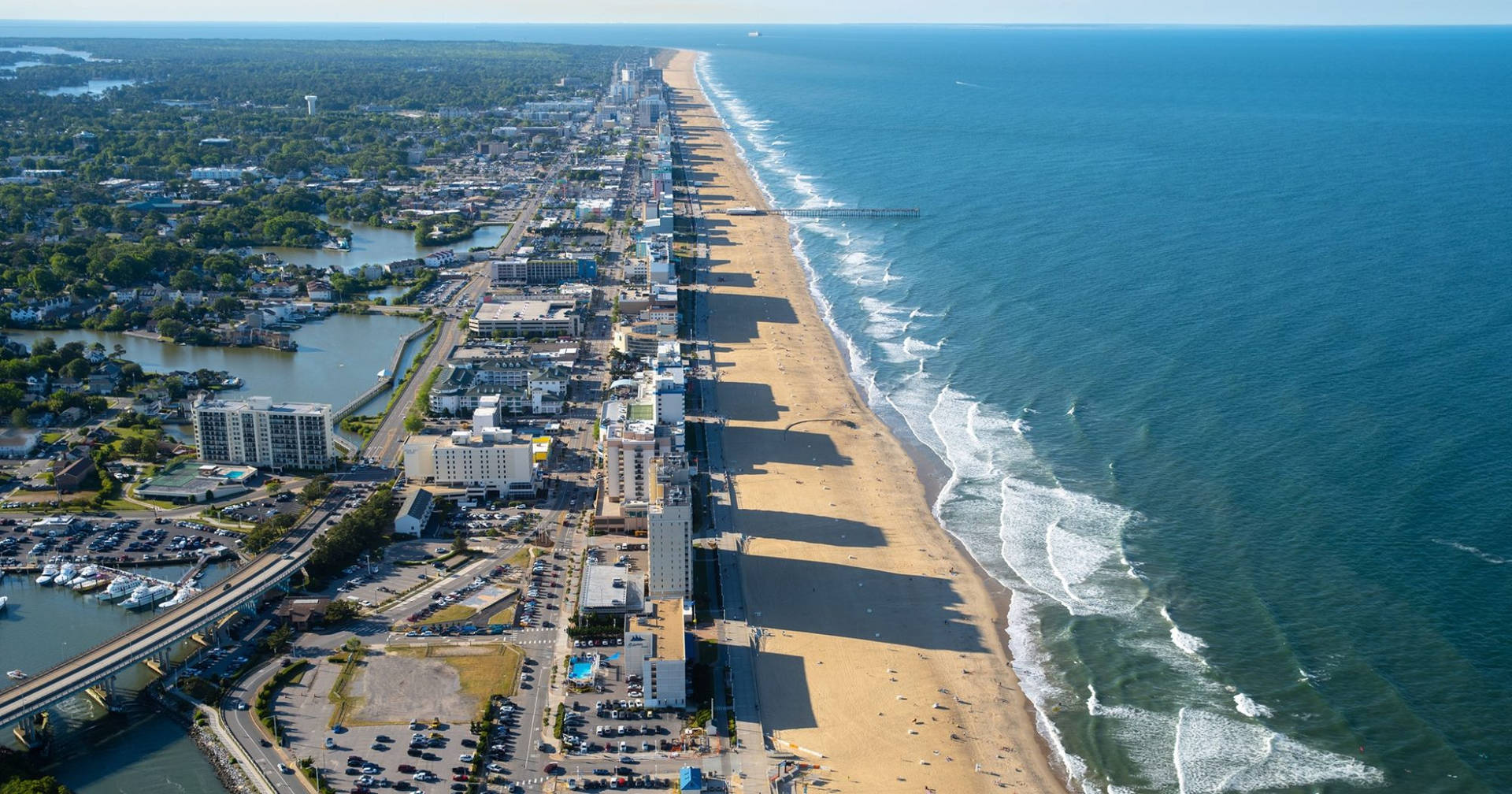 Virginia Beach Oceanfront Background