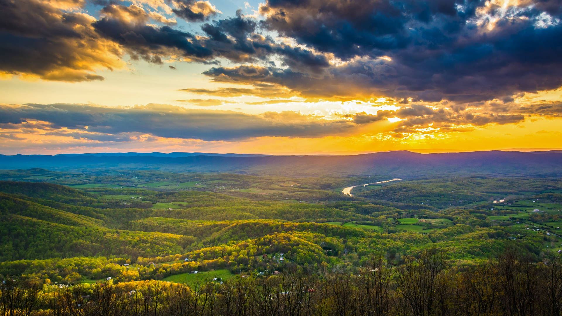 Virginia Shenandoah National Park Background