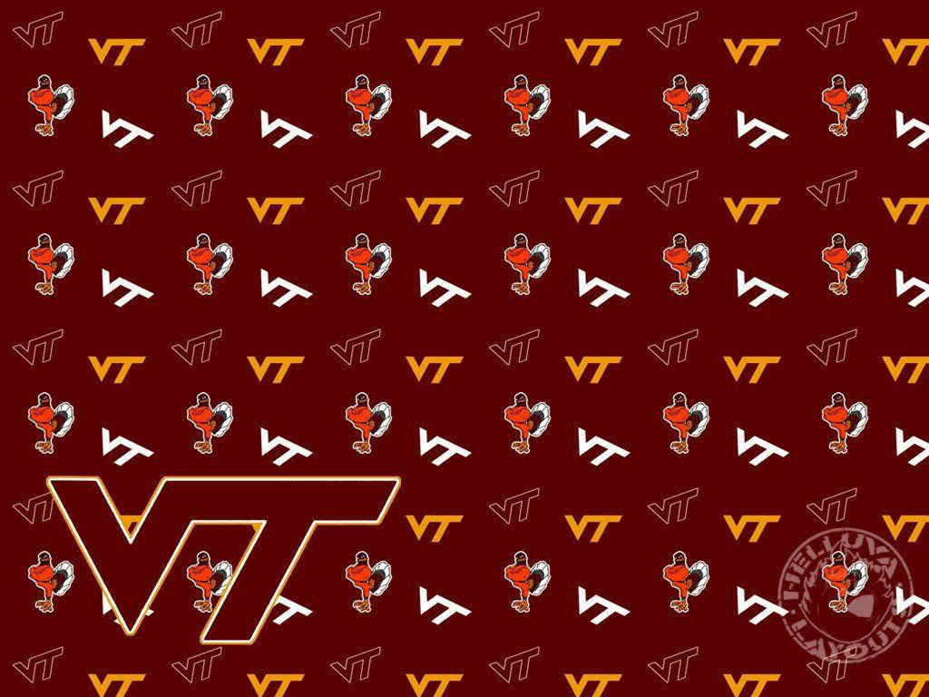 Virginia Tech Hokies Logo Background