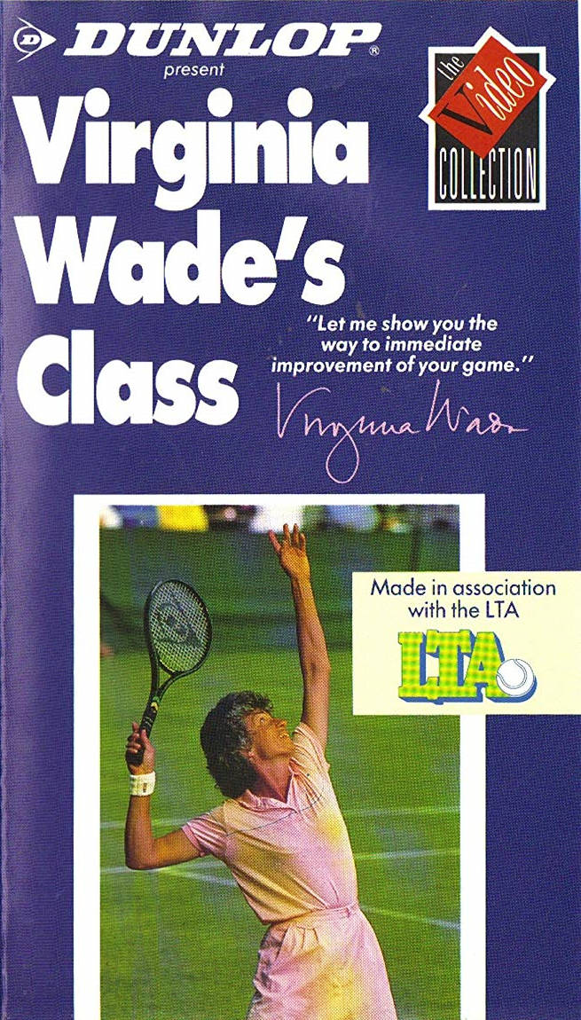 Virginia Wade Creative Poster Design Background