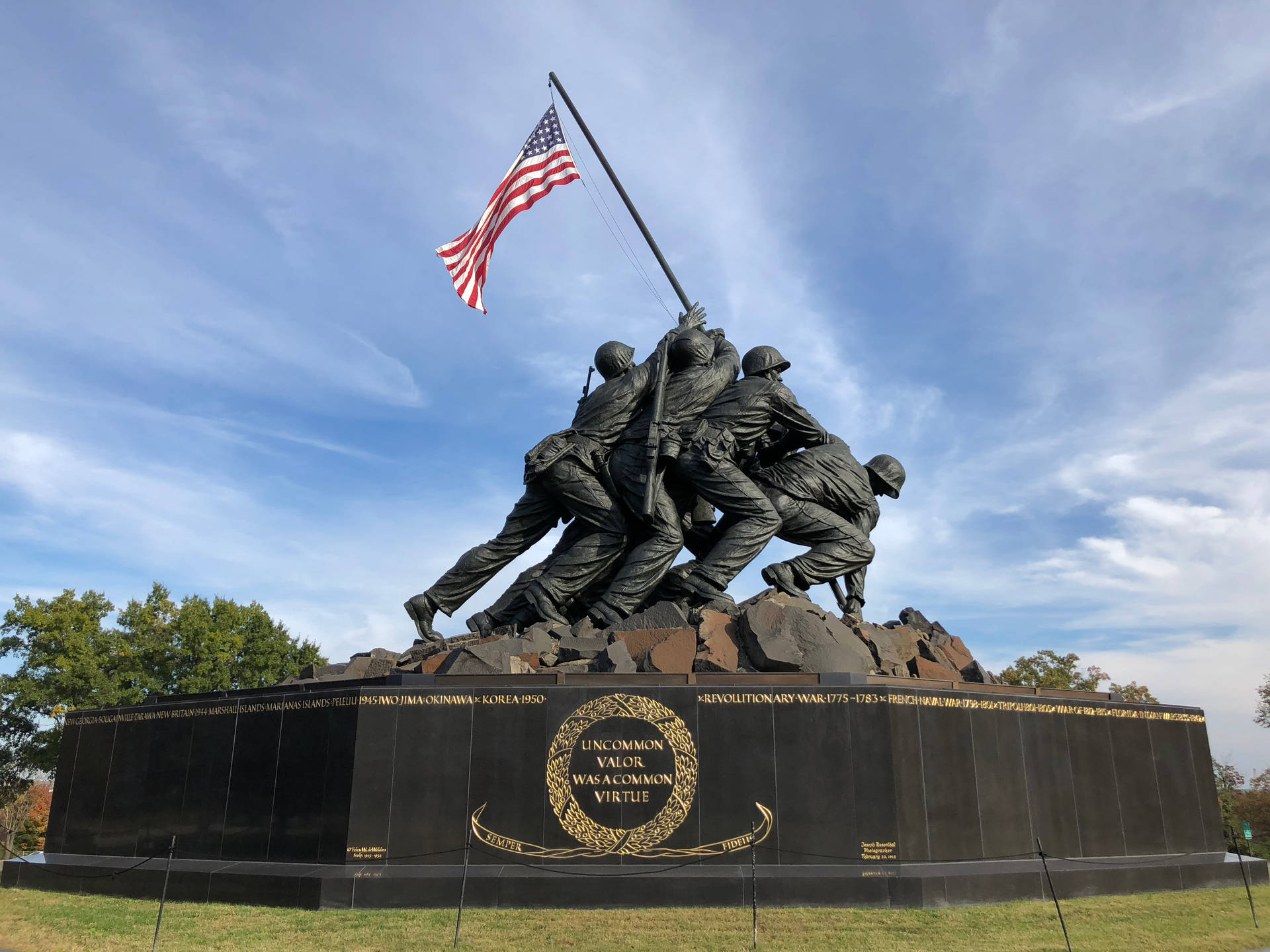 Virginia War Memorial Background