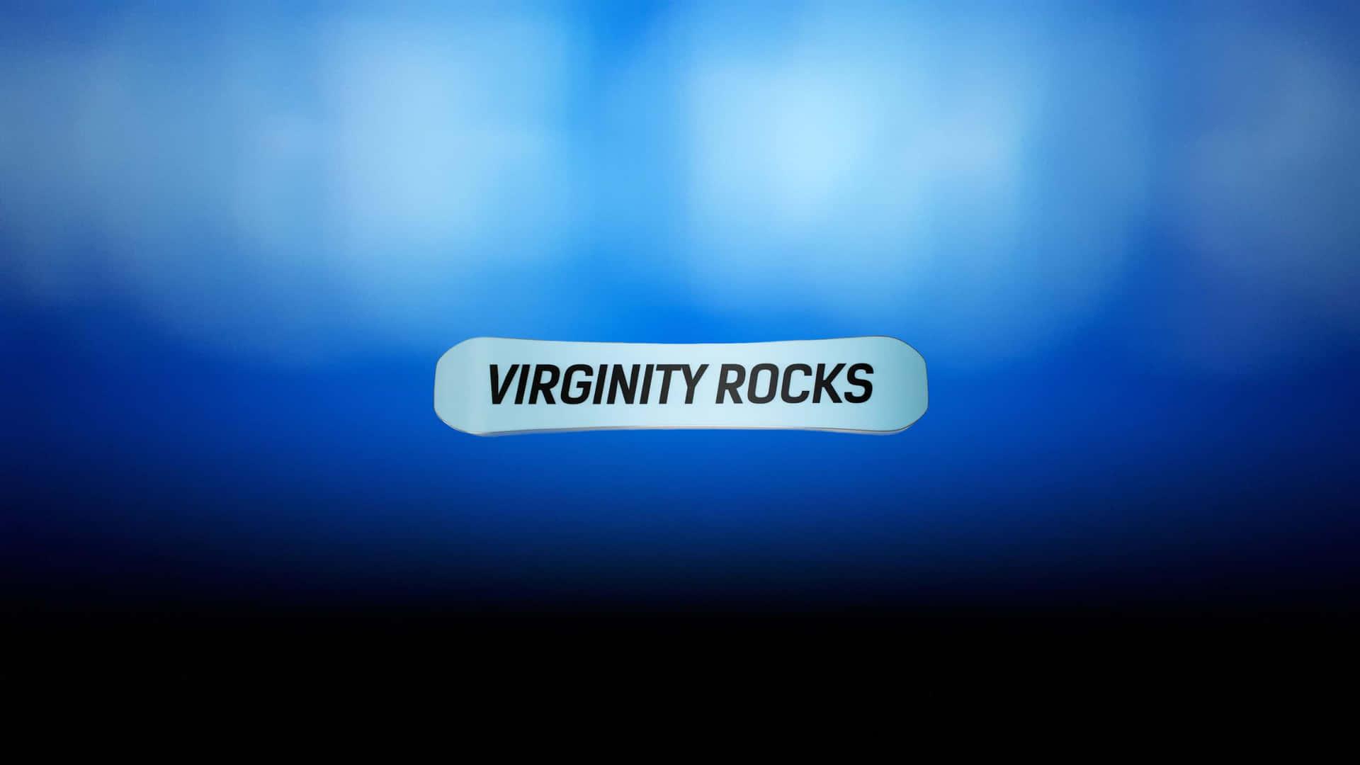 Virginity Rocks Blue Background Background