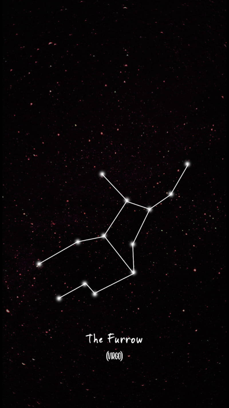 Virgo Constellation The Furrow Background