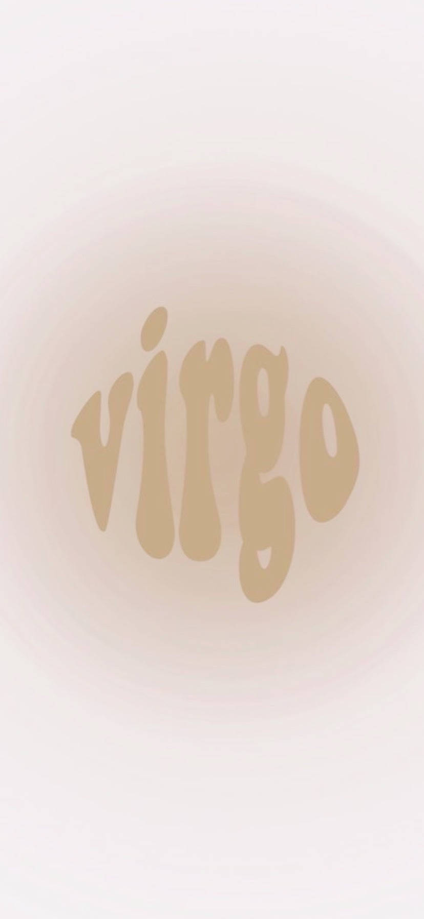 Virgo Pastel Light Brown Background
