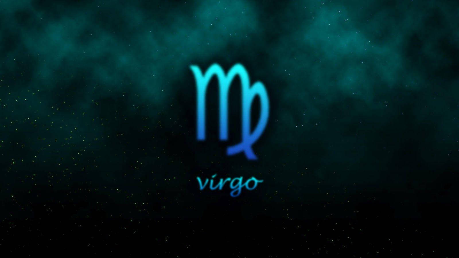 Virgo Zodiac Sign Green Blue