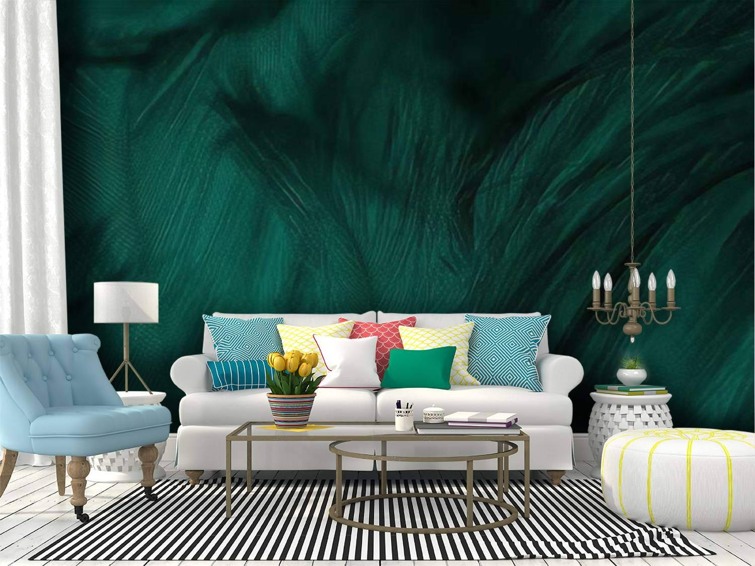 Viridian Living Room Background