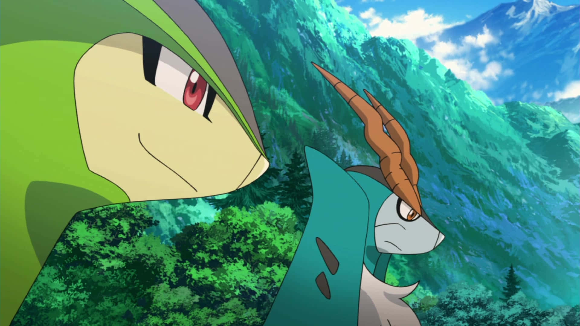 Virizion And Cobalion Side By Side Desktop Background
