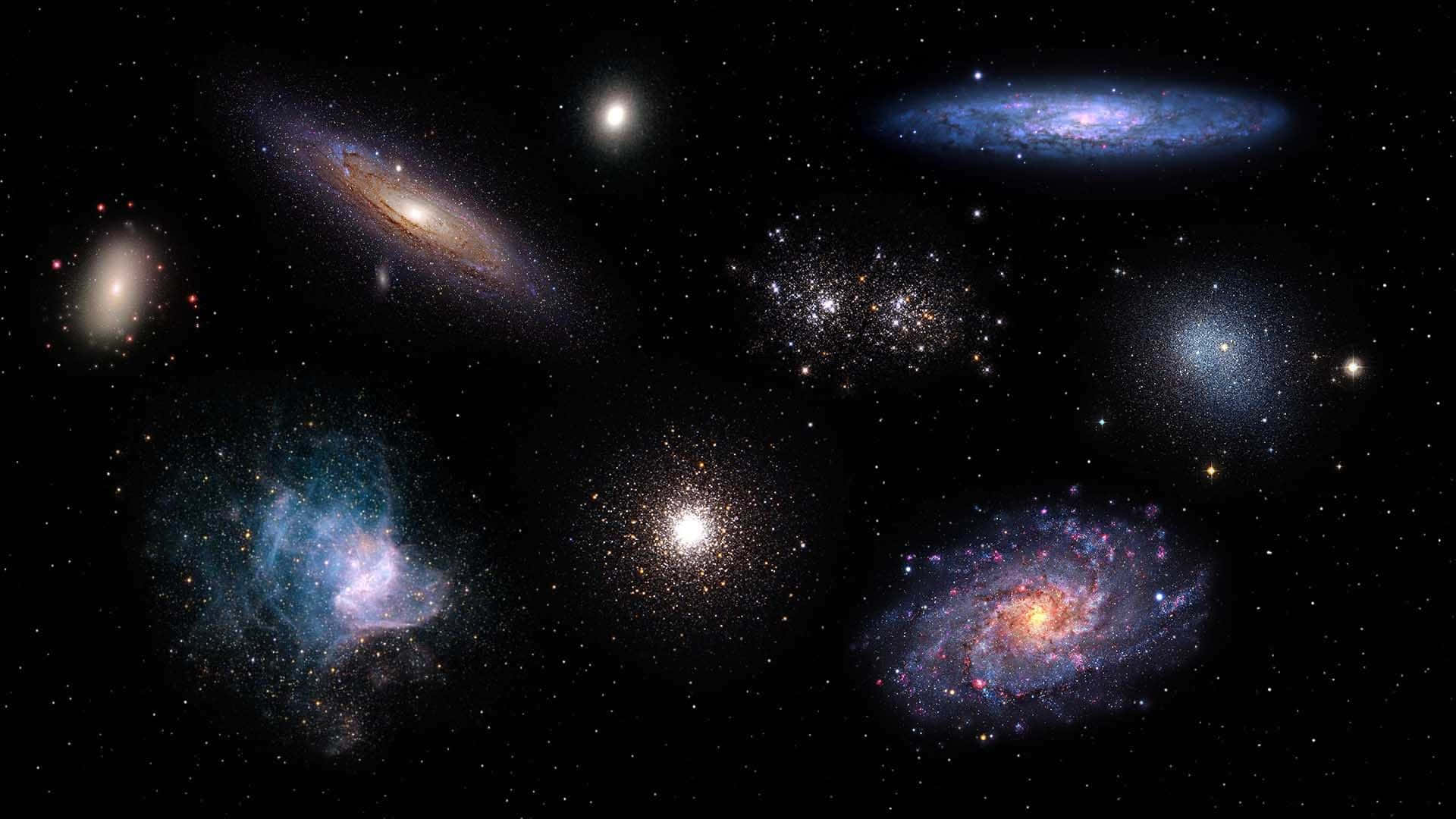 Visible Galaxies Background