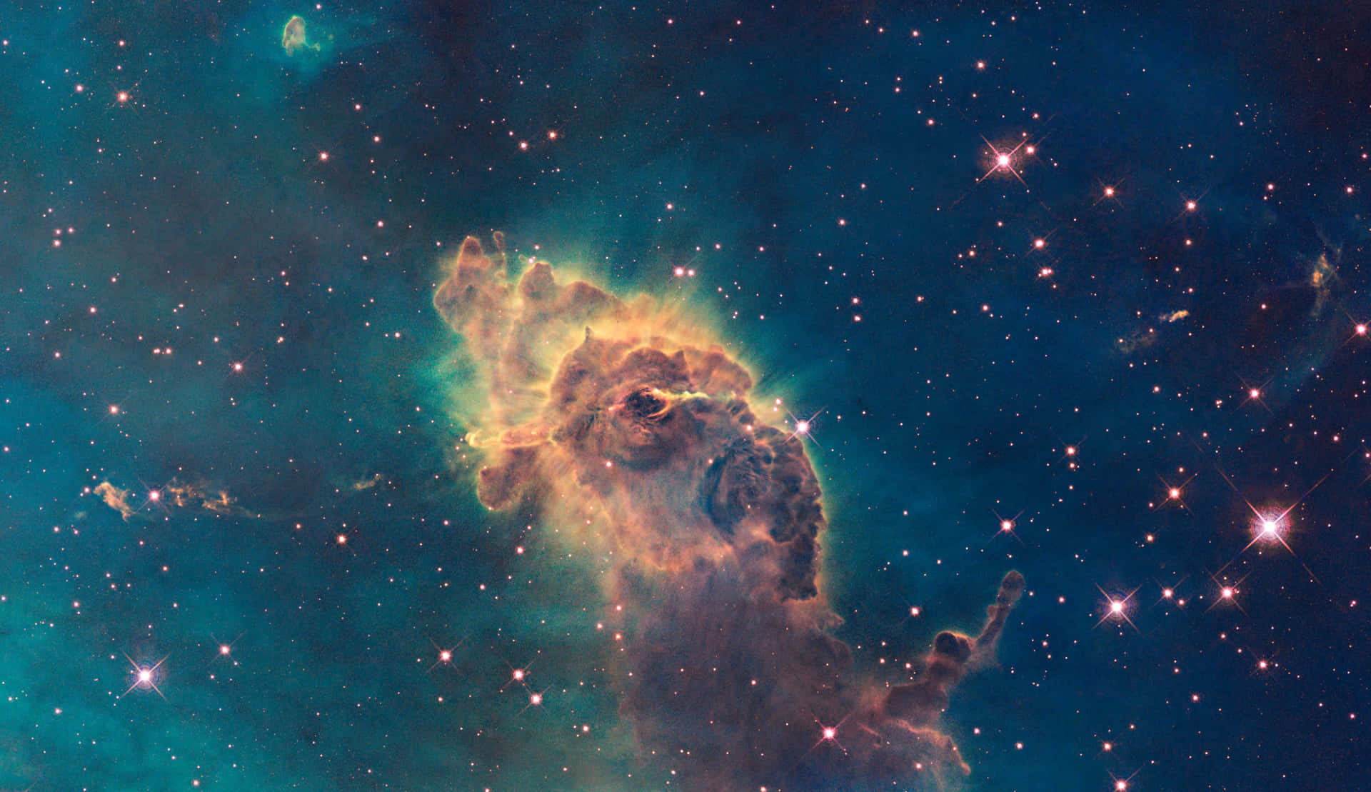 Visible Nebula Cloud Background