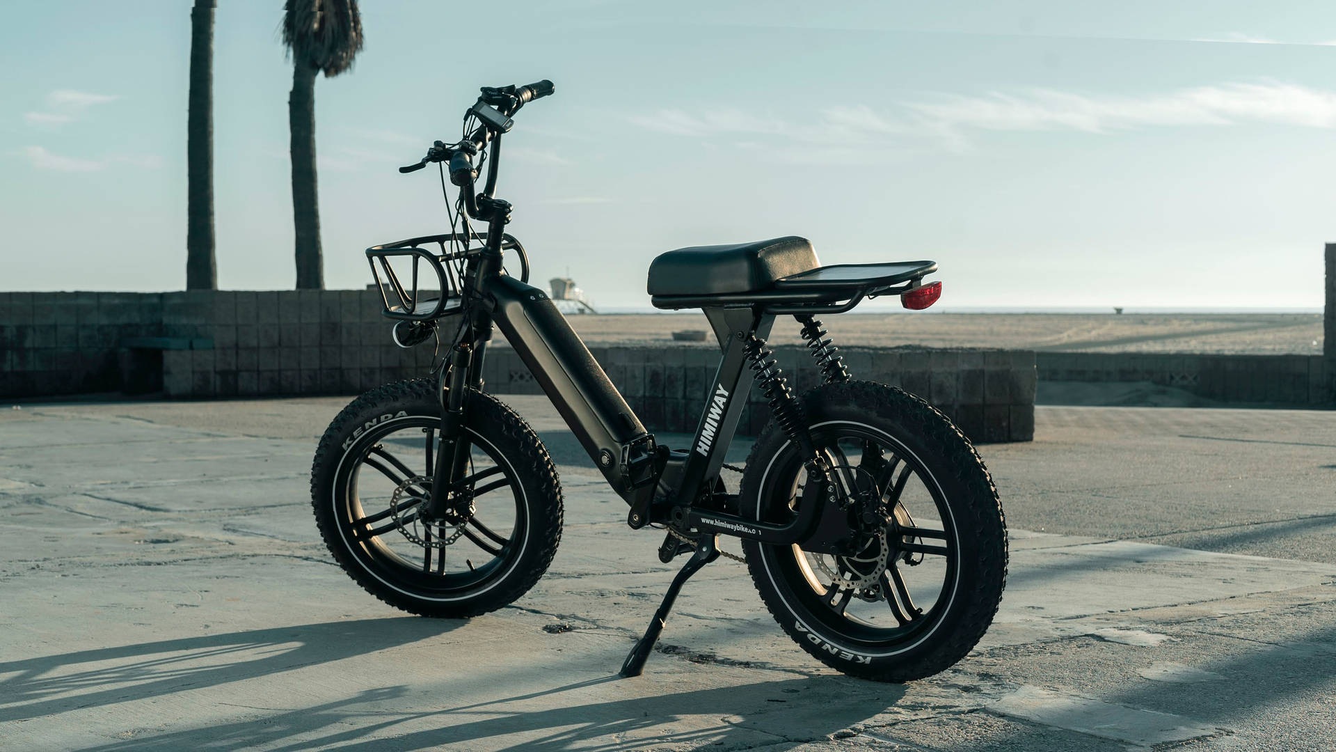 Visible Parked Bike Background