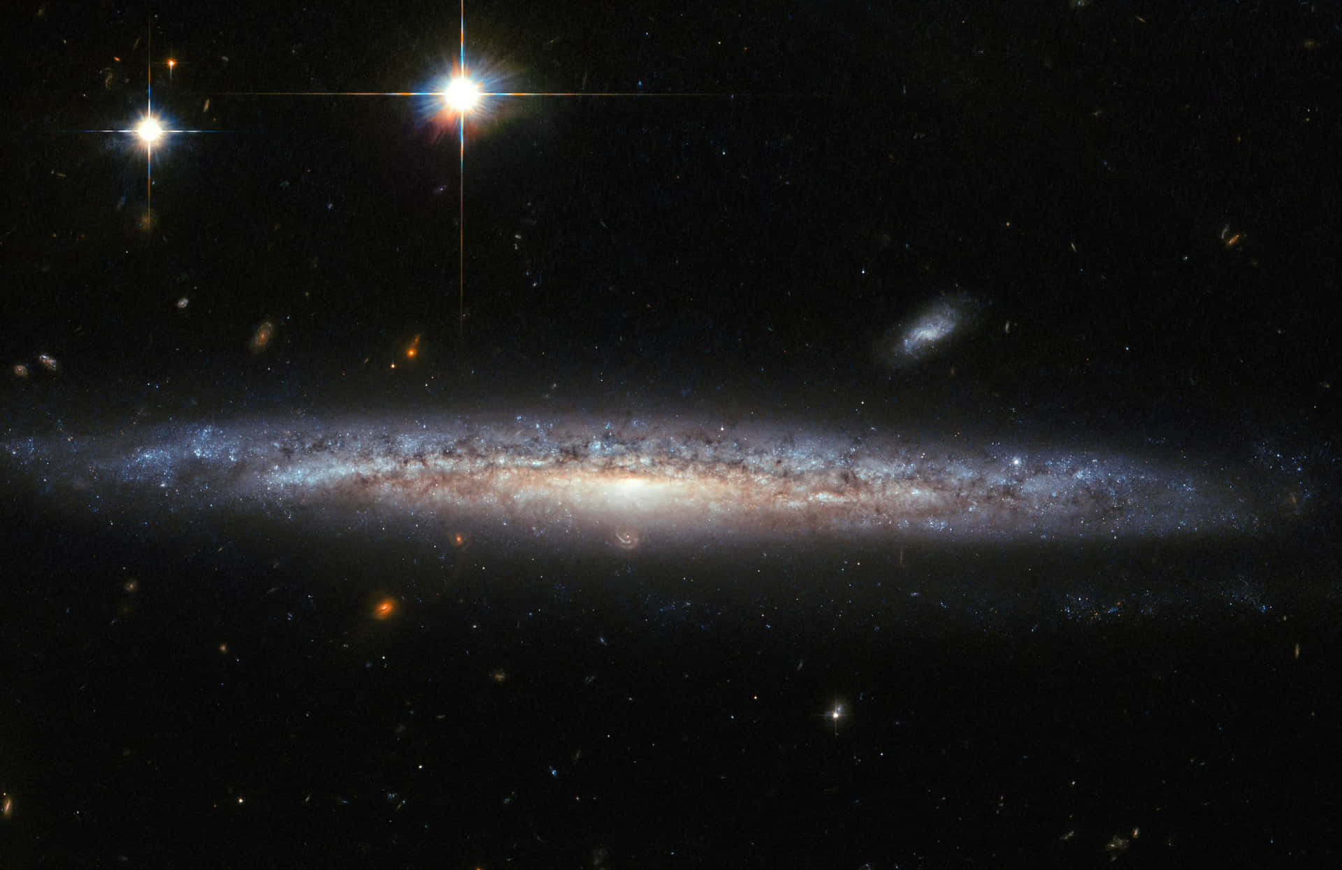 Visible Sideways Galaxy