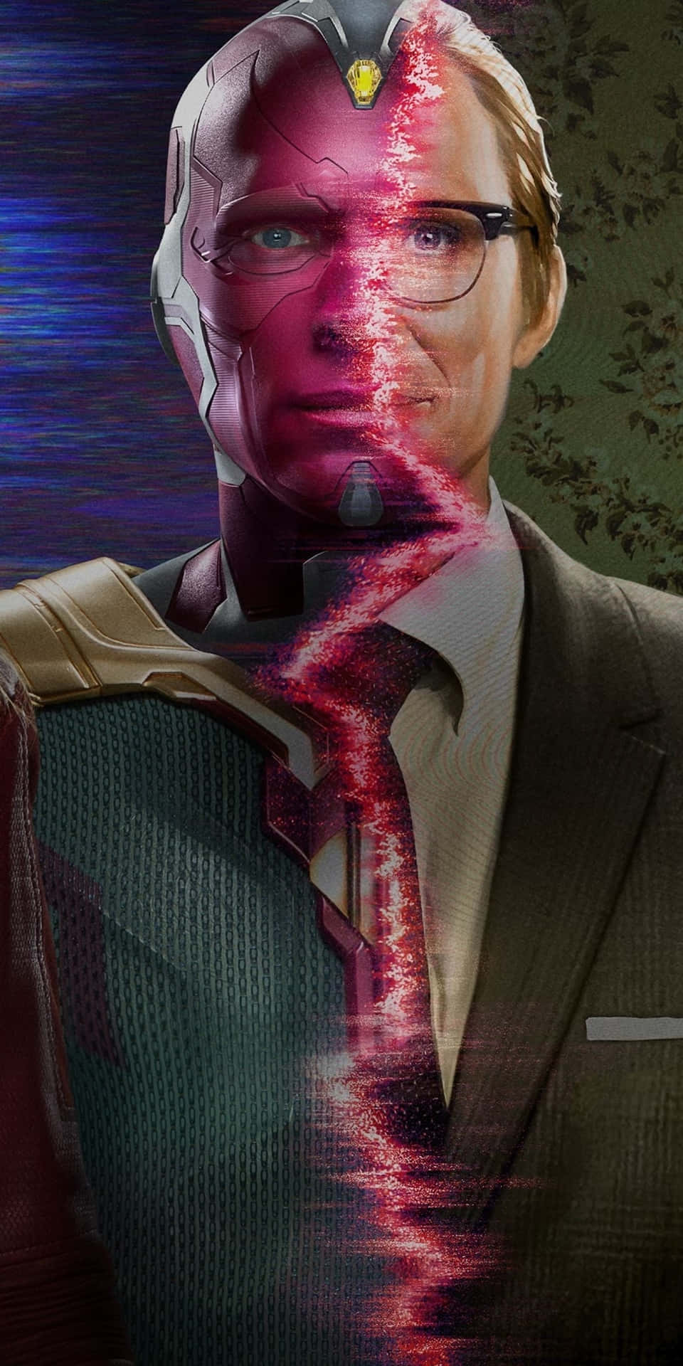 Vision Avengers Fanart From Wandavision Background