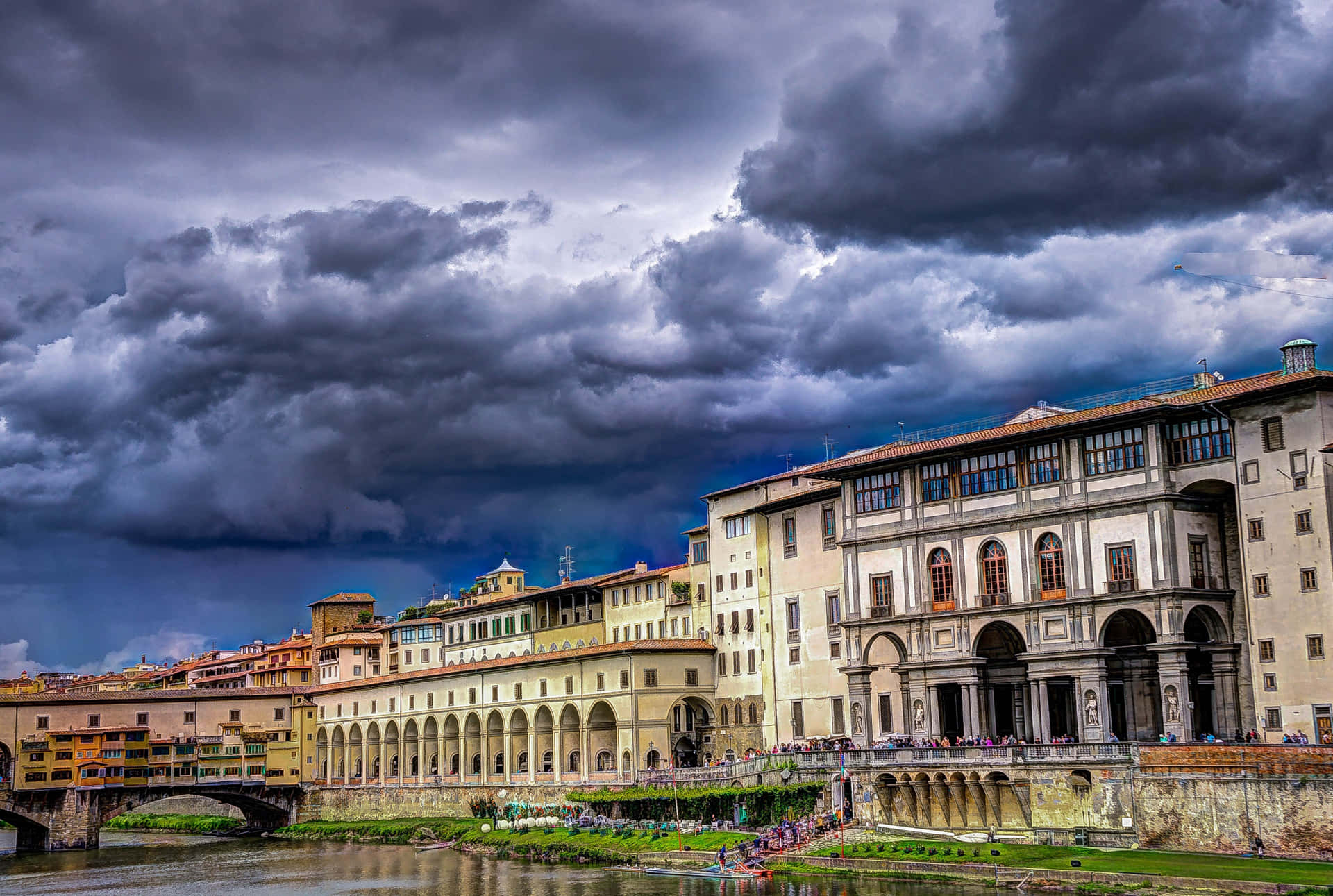 Visit Florence Ponte Vecchio Background