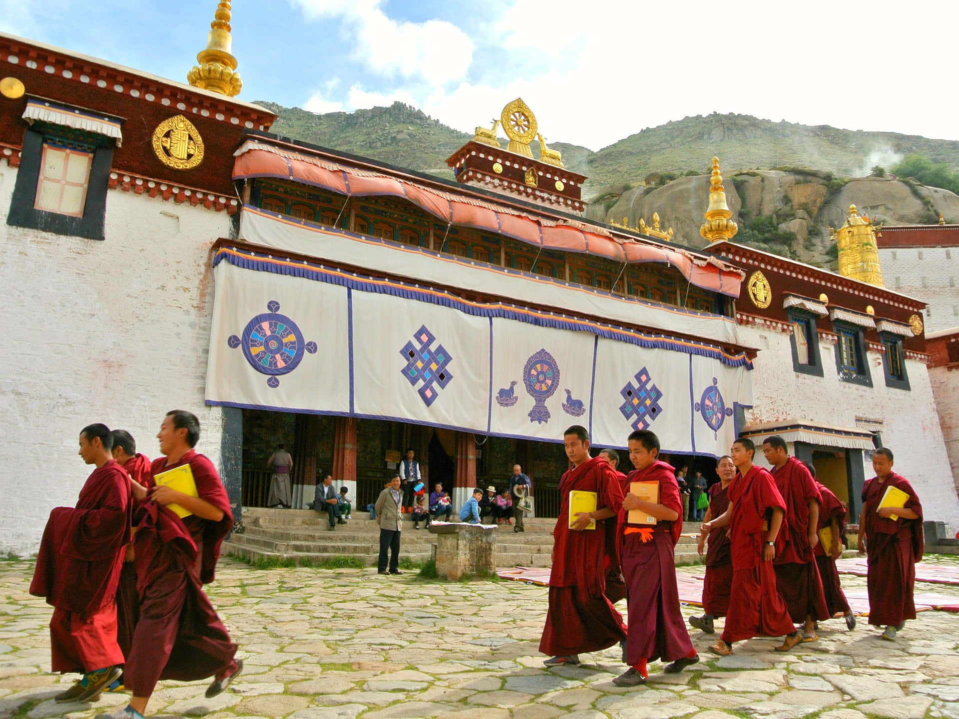 Visit In Sera Monastery In Lhasa