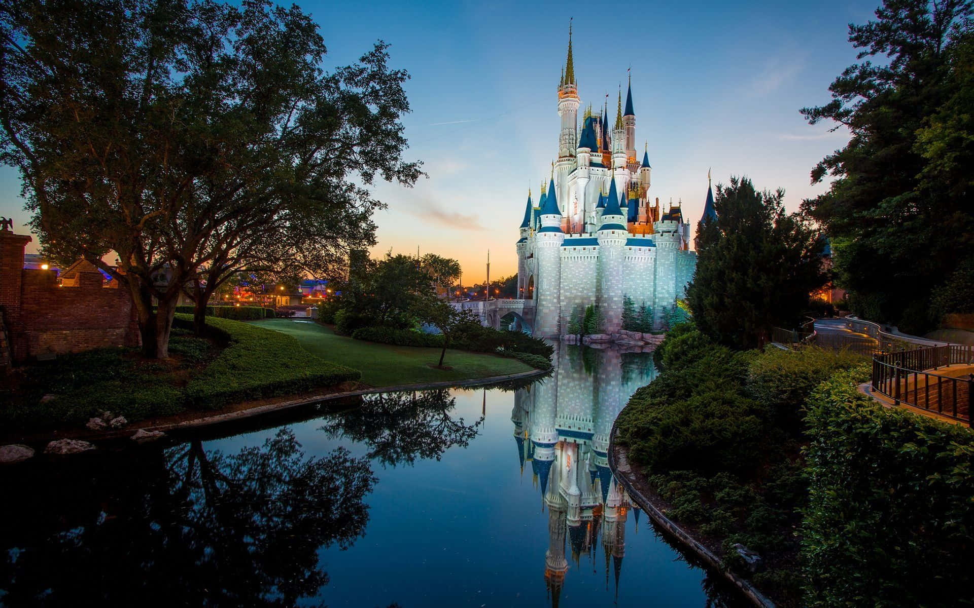 Visit The Magic Kingdom At Disney World Background