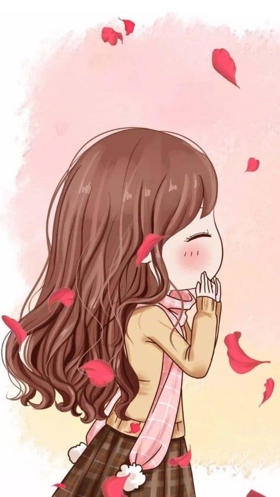 Visually Inspiring 'girly Cute Anime' Background