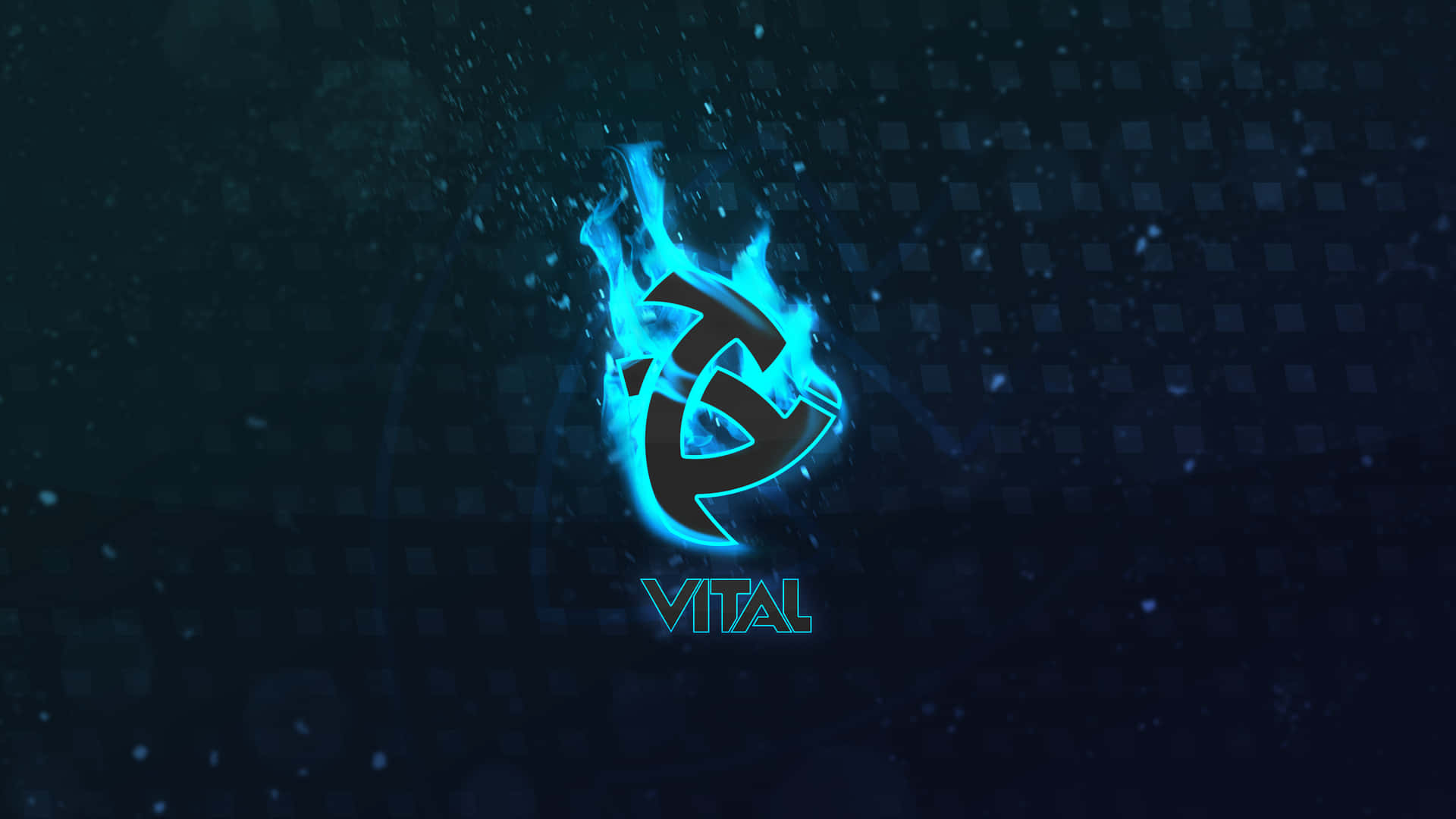 Vital Blue Logo Background