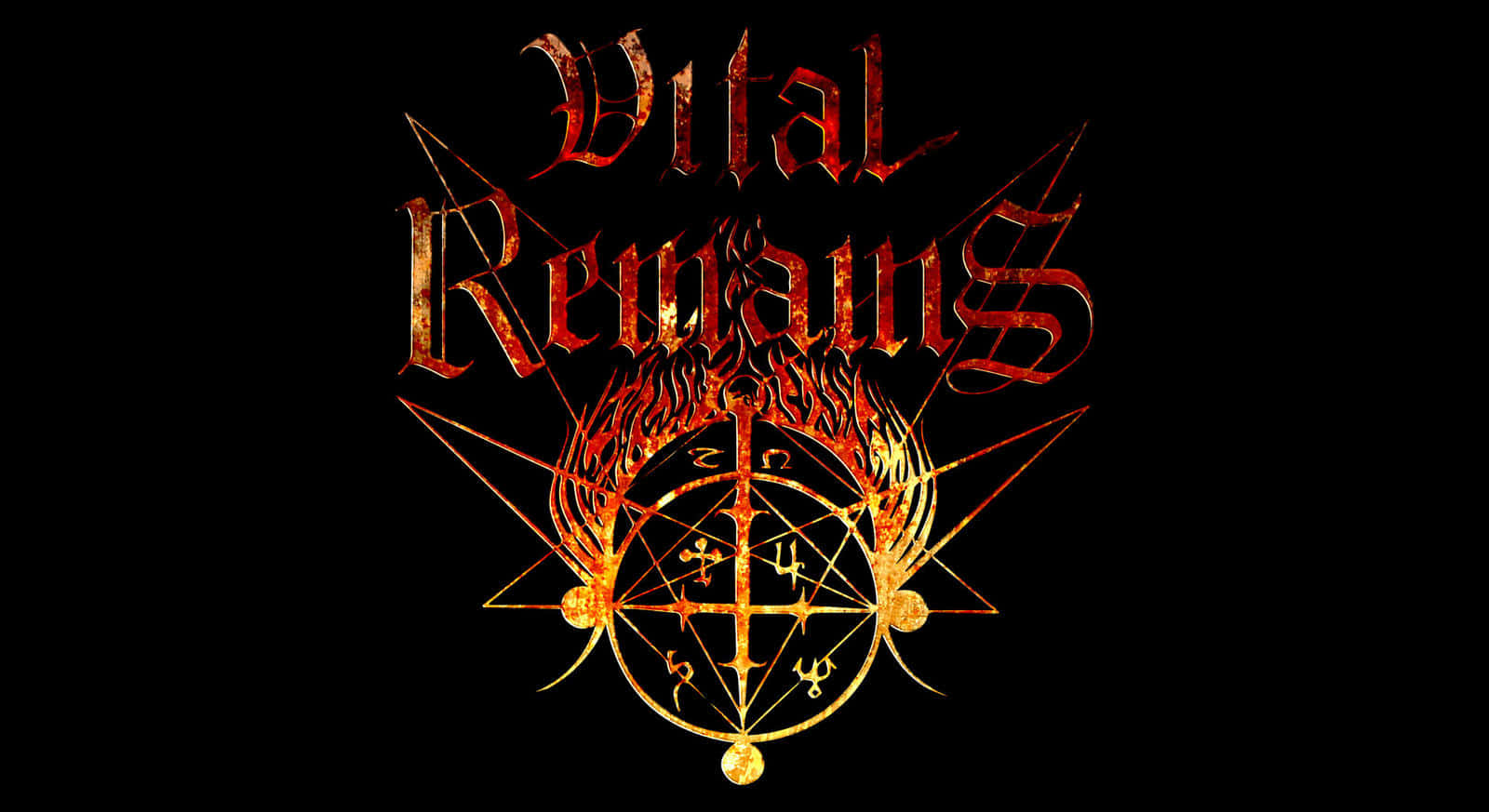 Vital Remains Rock Band Logo Background