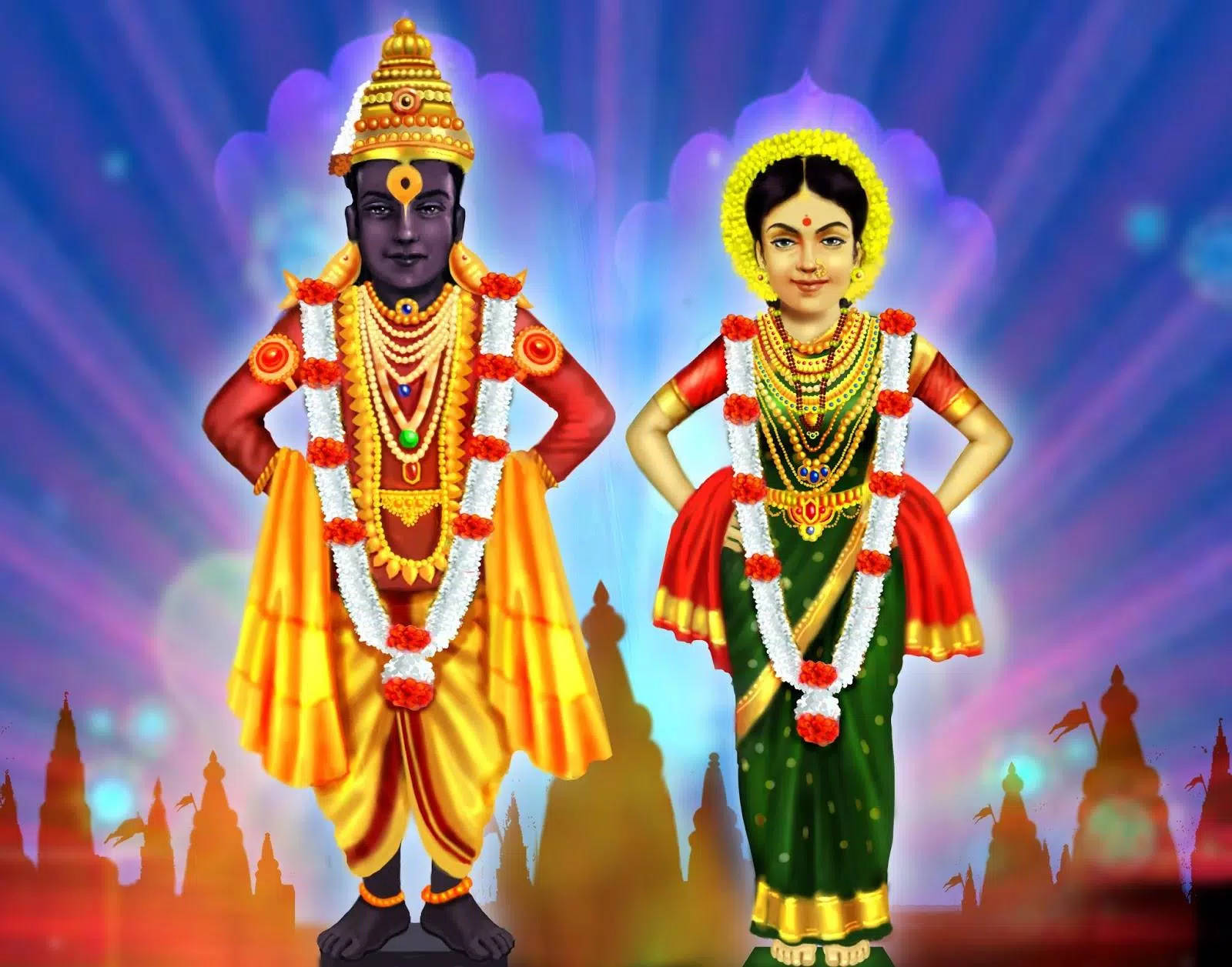 Vithu Mauli And Rukmini Background