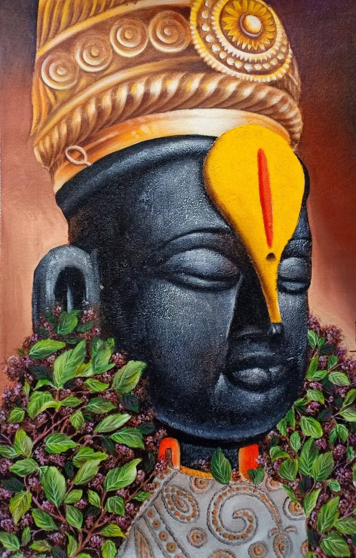 Vithu Mauli Statue Artwork Background
