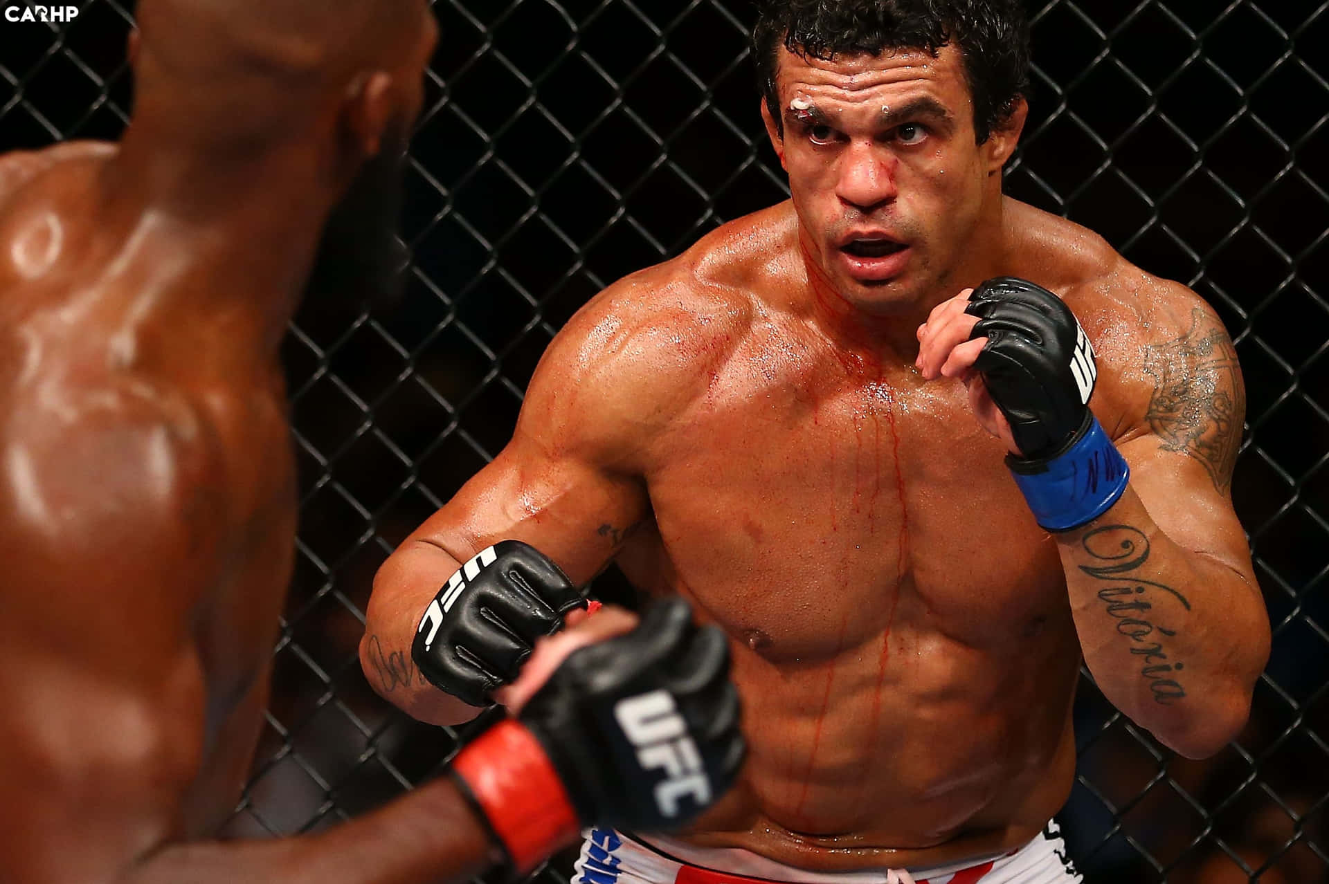 Vitor Belfort Versus Jon Jones At Ufc 152 Background