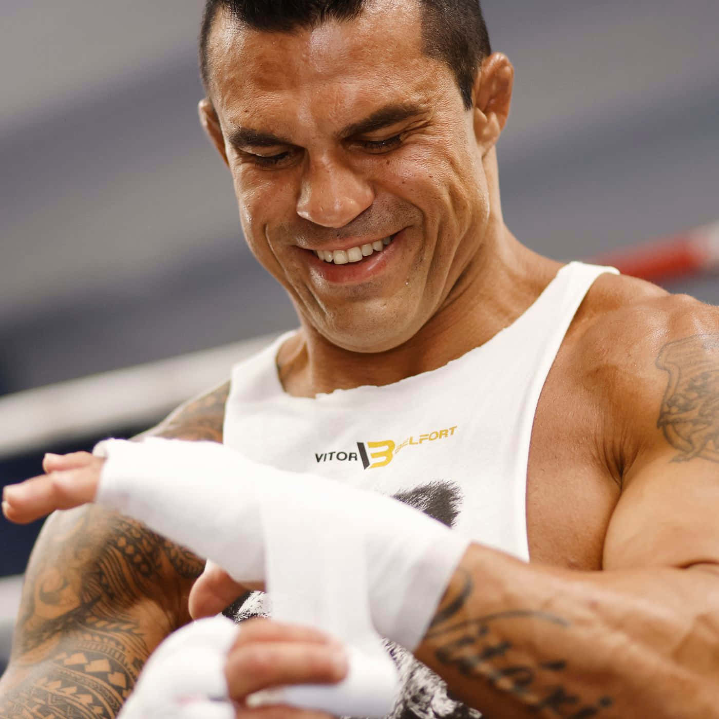 Vitor Belfort Workout At Boca Raton 2021 Background