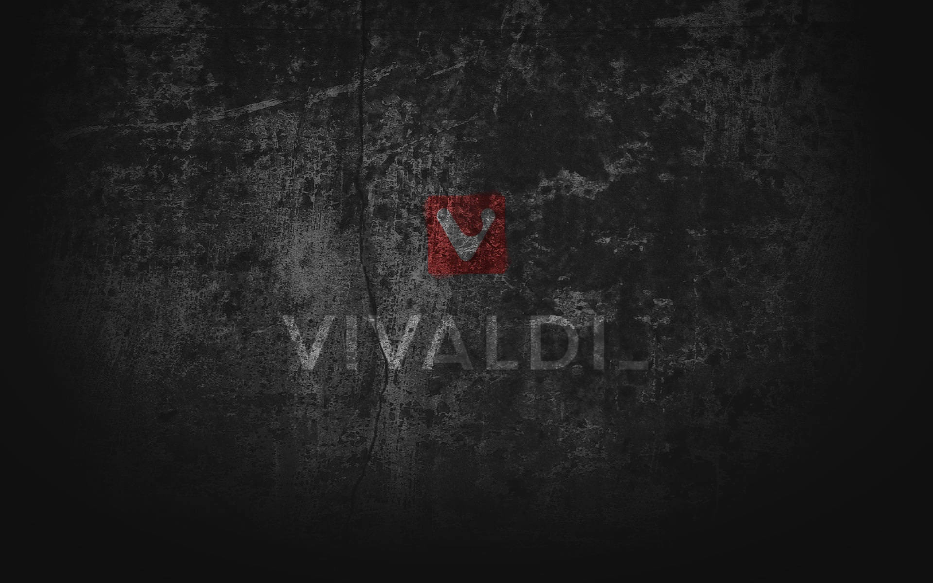 Vivaldi Browser Grunge Wall