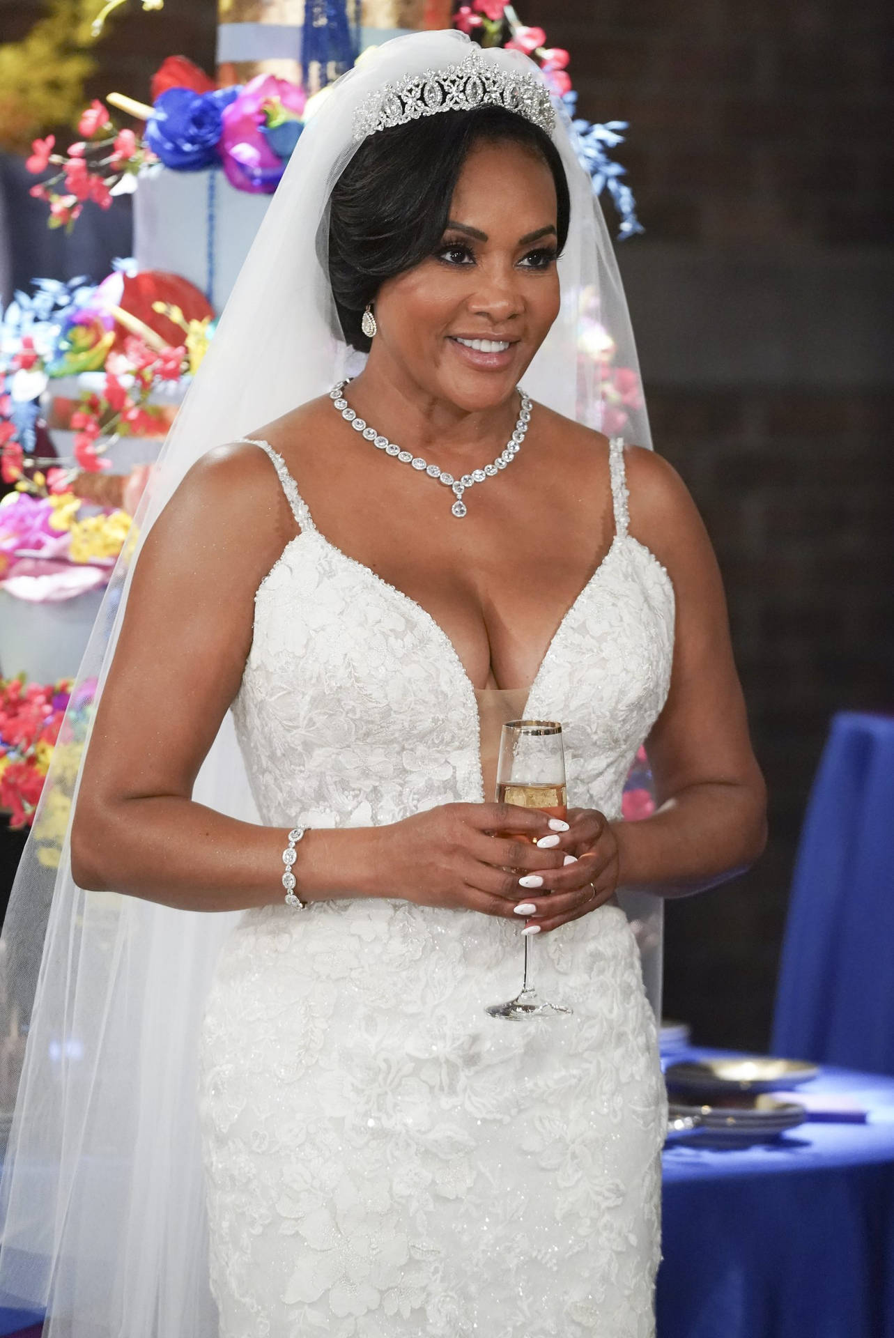 Vivica Fox Wedding Dress Background