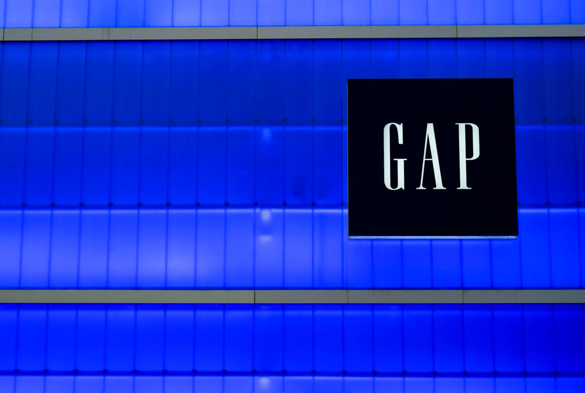 Vivid Blue Gap Logo Background