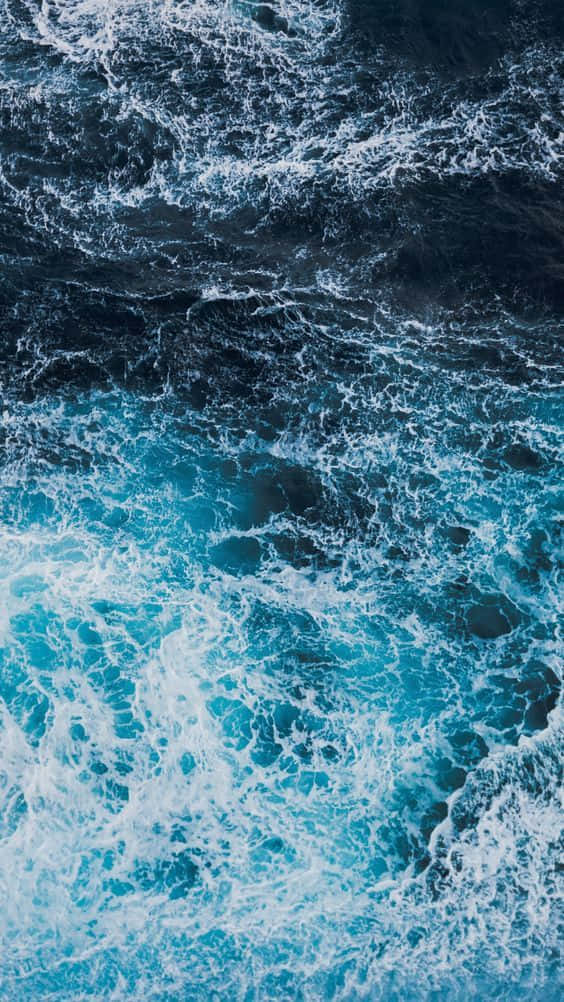 Vivid_ Blue_ Ocean_ Texture_4 K_ U H D Background