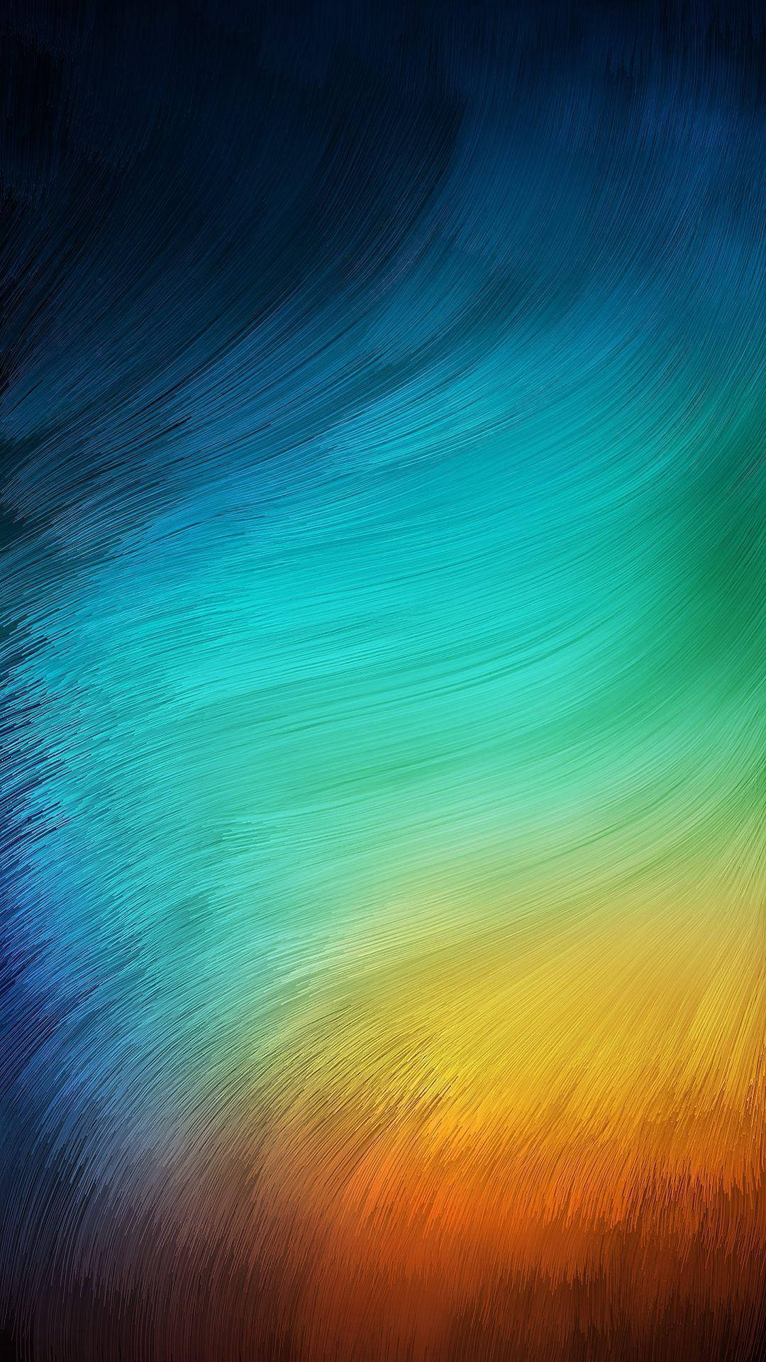 Vivid Rainbow Colored Hair On Miui Wallpaper