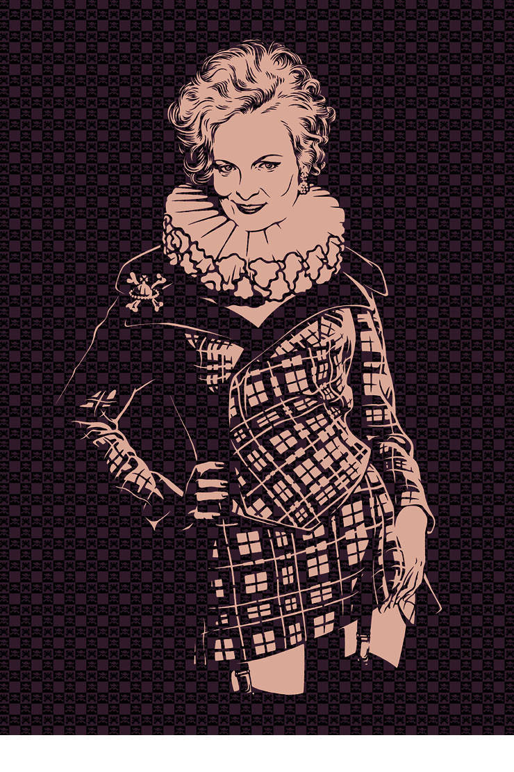 Vivienne Westwood Portrait Artwork Background