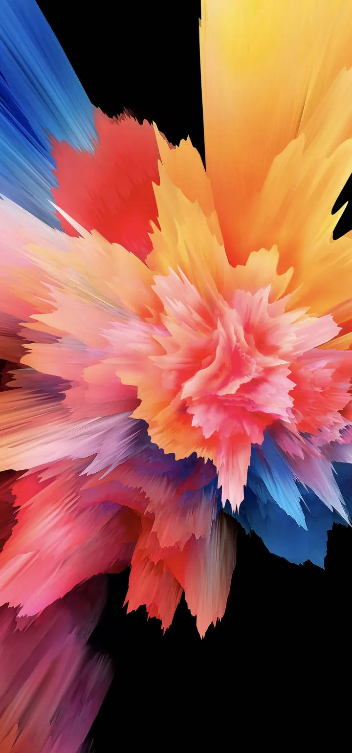 Vivo Y11 Colorful Explosion Background