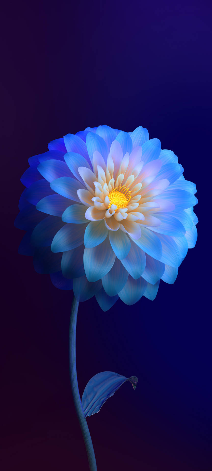 Vivo Y11 Gradient Flower