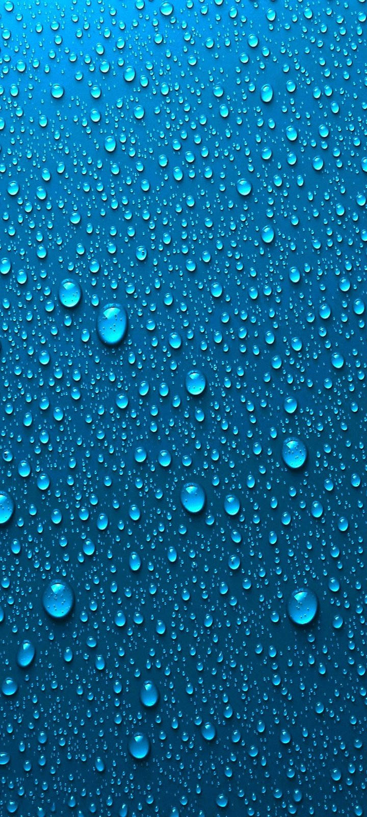 Vivo Y20 Blue Water Droplets Background