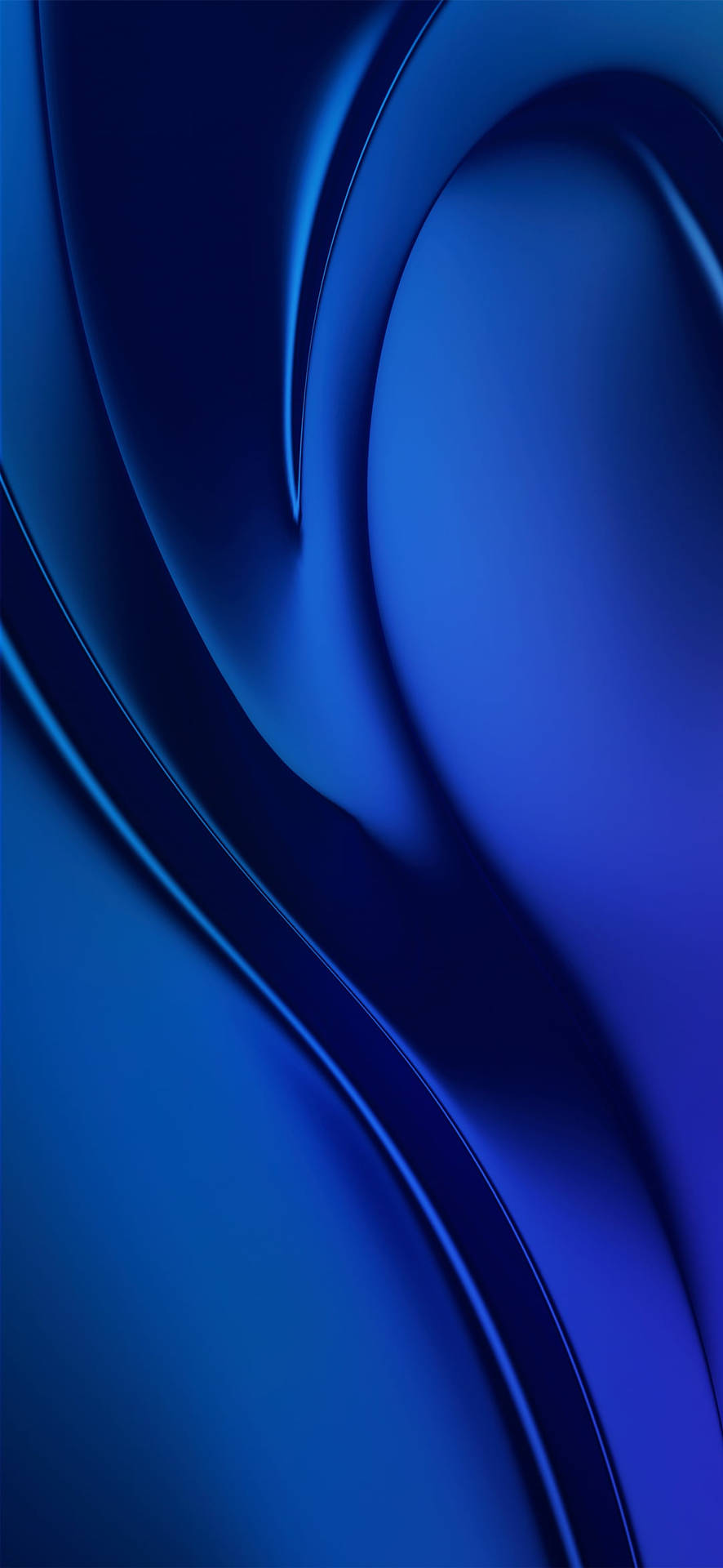 Vivo Y20 Dark Blue Wave Background