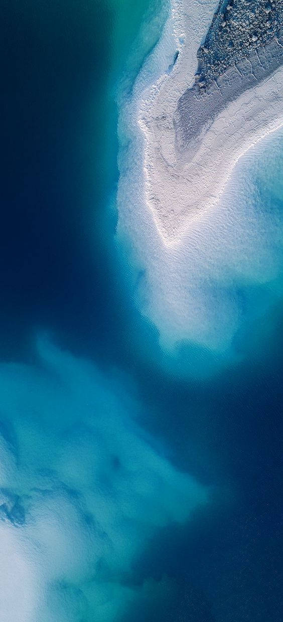 Vivo Y20 Pristine White Shorelines Background