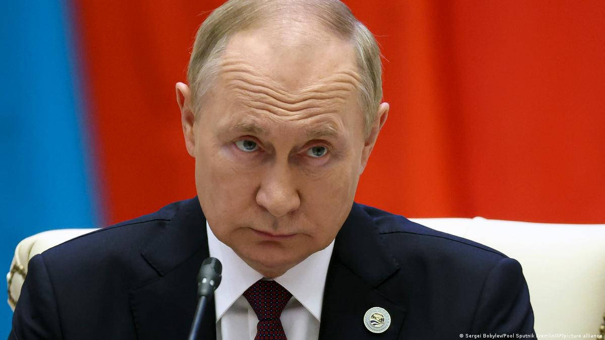 Vladimir Putin Looking Intently