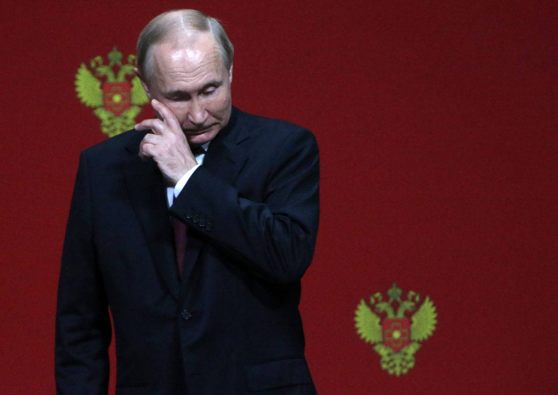 Vladimir Putin Wipes Tear Background