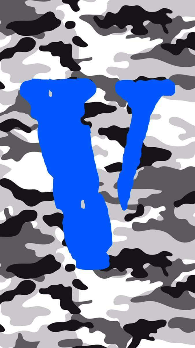 Vlone Iphone Camouflage Print Background