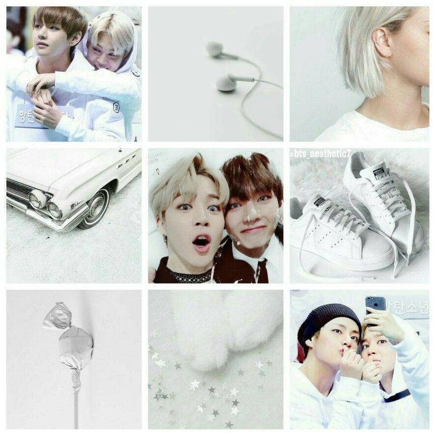 Vmin White Aesthetic Background