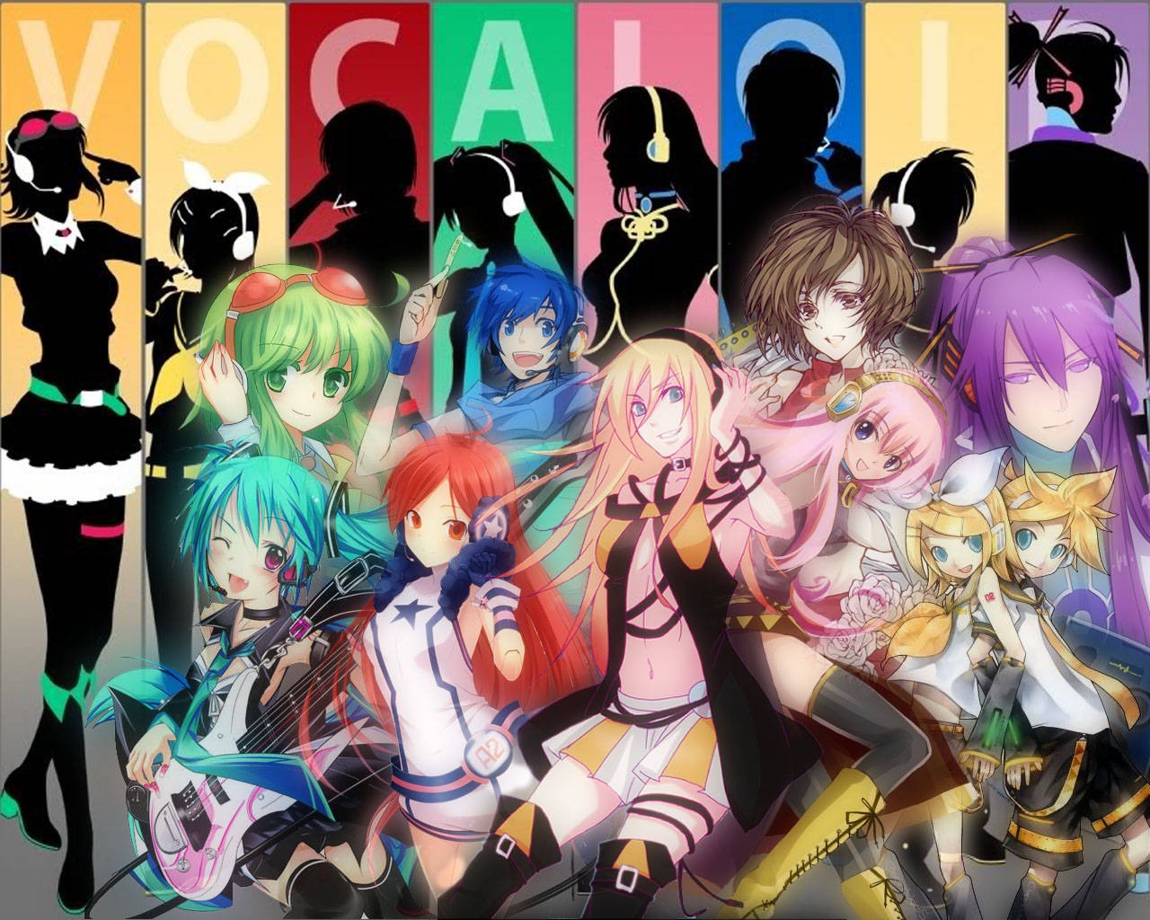 Vocaloid Cast Background