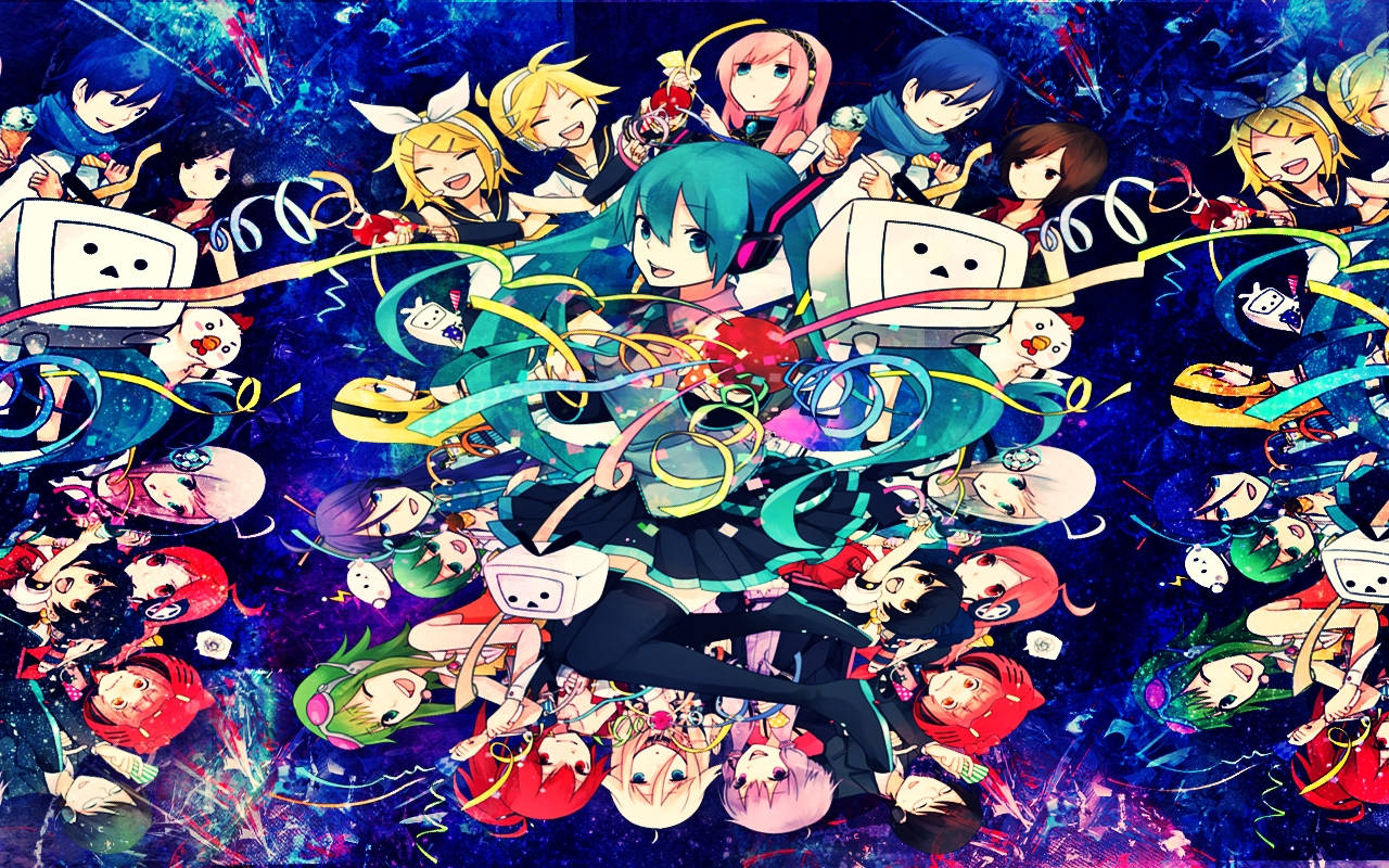 Vocaloid Characters Background