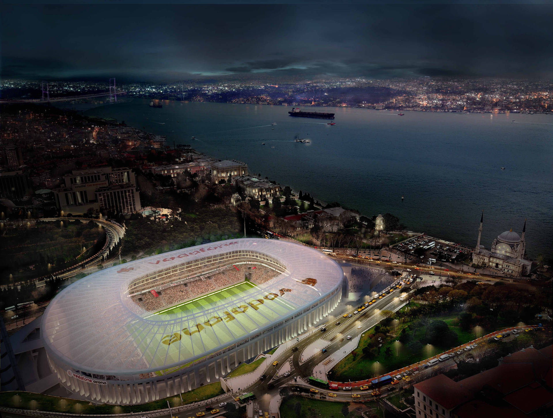 Vodafone Park Football Stadium Background