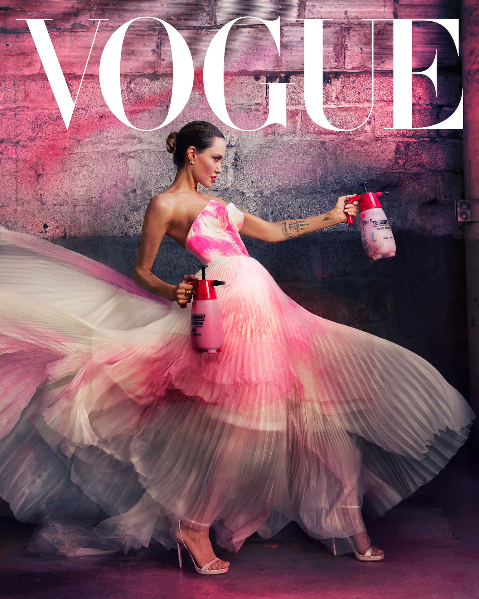 Vogue Aesthetic Fashion Artistry Background