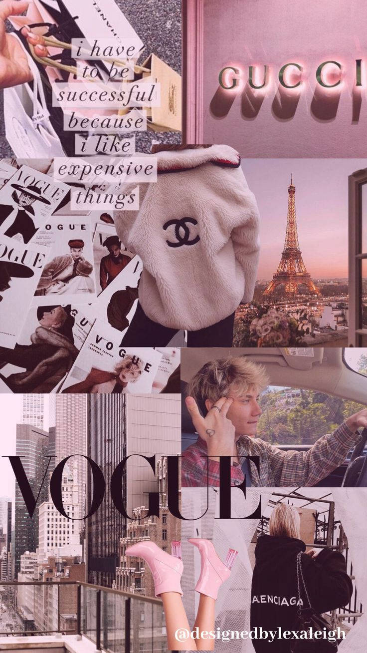 Vogue Chanel Aesthetic Background